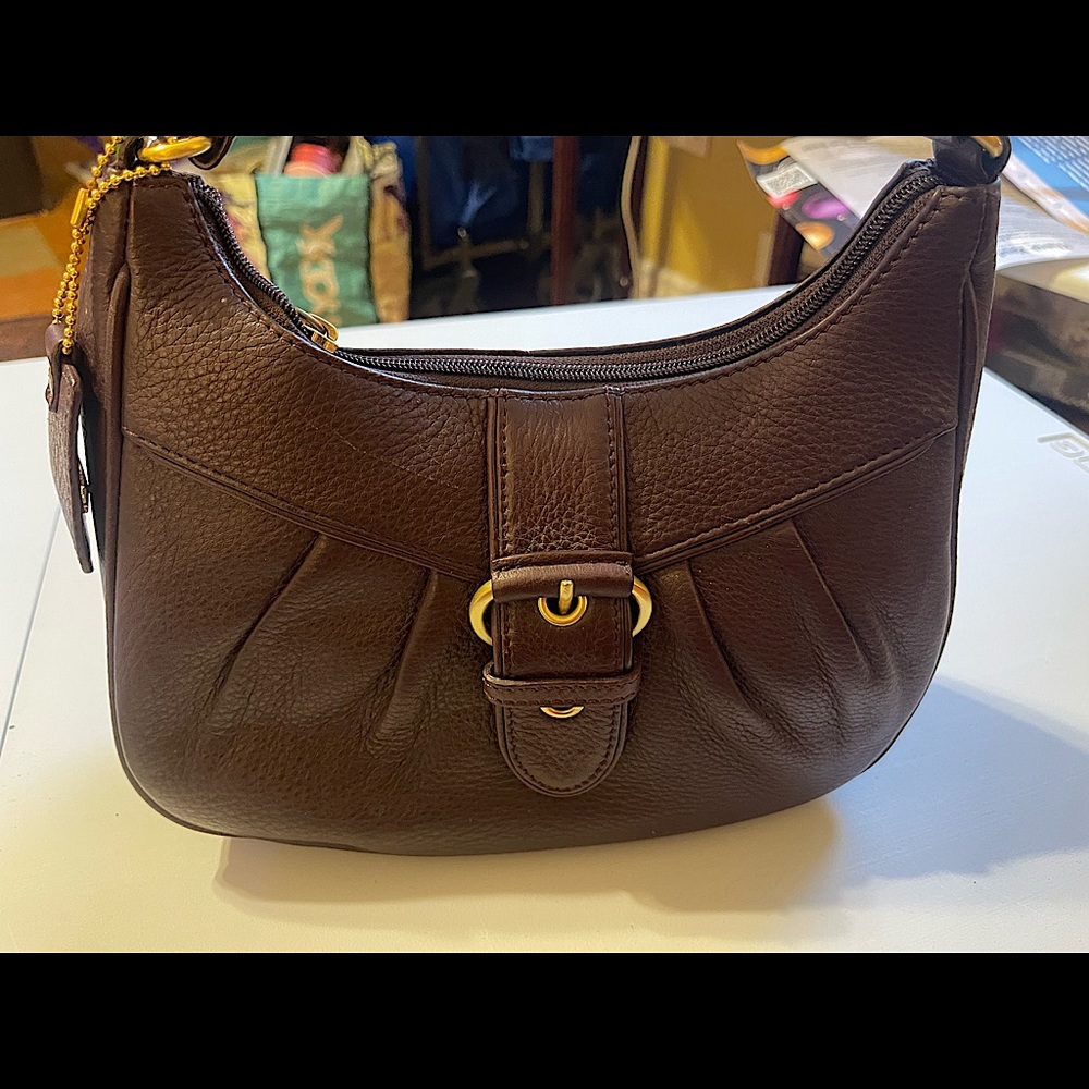 Etienne Aigner chocolate Coker bag